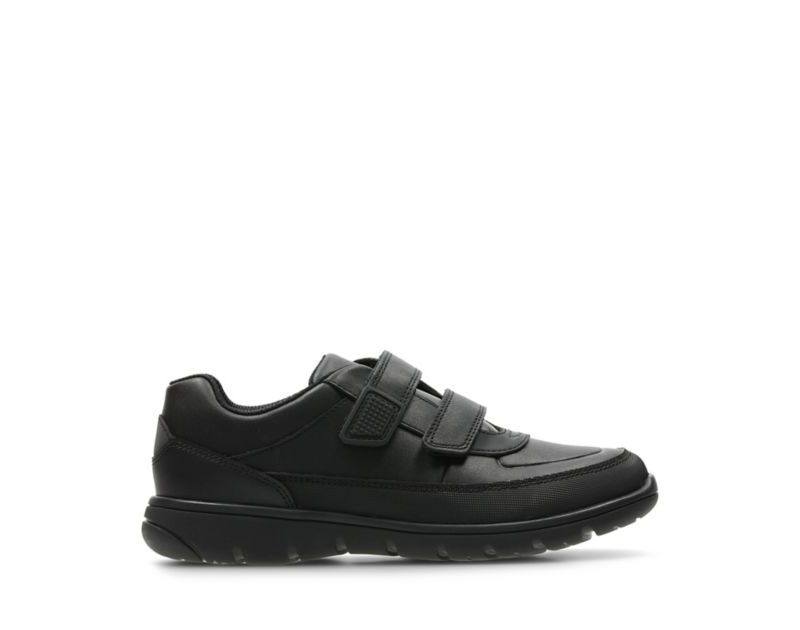 Clarks Venture Walk School Shoes Black Girls - India C3K2204-X3