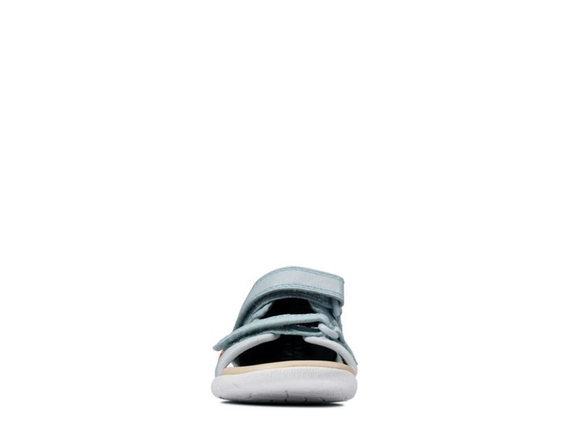 Clarks Zora Beau Sandals Light Blue Girls - India I8I9277-E9