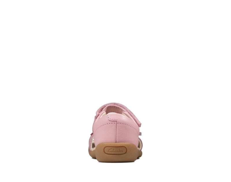 Clarks Zora Finch Sandals Pink Girls - India C3U2809-H9