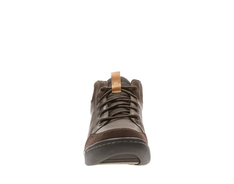 Clarks Ashcombe Mid Gore-tex Boots Outdoor Boots Dark Brown Men - India P0C7788-D4