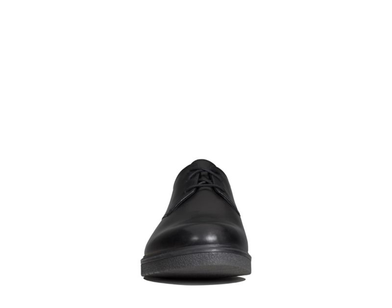 Clarks Ashcroft Plain Derby Shoes Black Shoes Black Men - India E3N1583-O2
