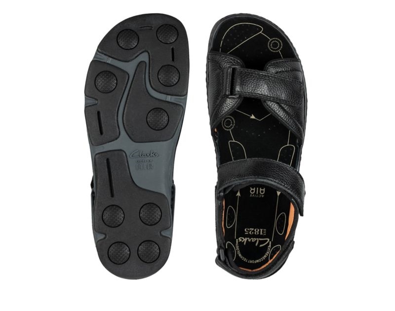 Clarks Atl Part Sandals Black Men - India Z1U9546-L1
