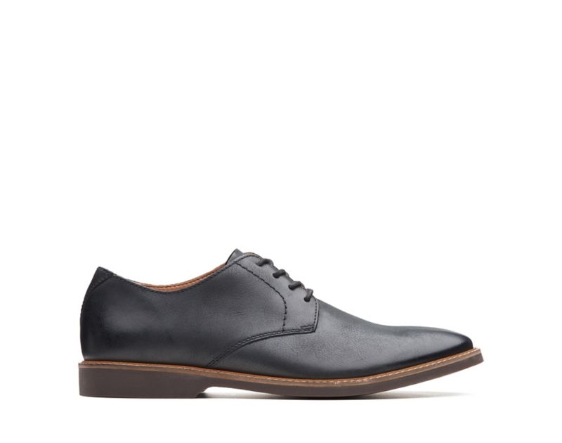 Clarks Atticus Lace Derby Shoes Black Shoes Black Men - India T5O2380-C2