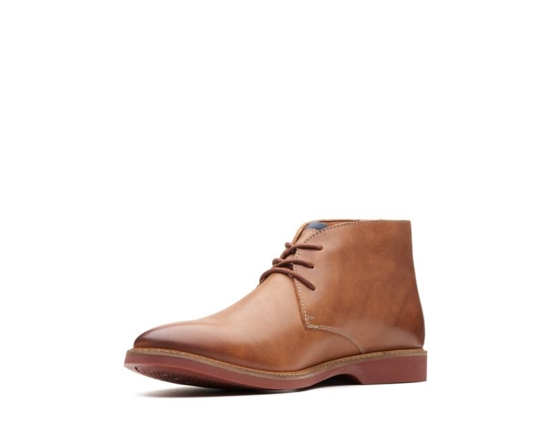Clarks Atticus Limit Desert Boots Brown Men - India T1B0746-C0