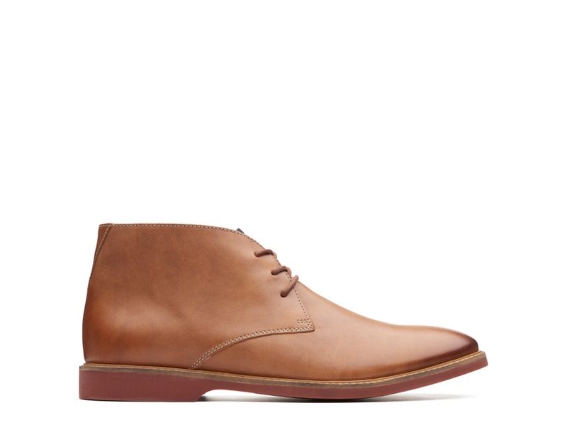 Clarks Atticus Limit Desert Boots Brown Men - India T1B0746-C0