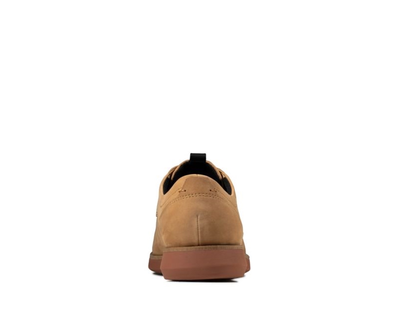 Clarks Banwell Lace Trainers Light Brown Men - India Y8F8884-Y2