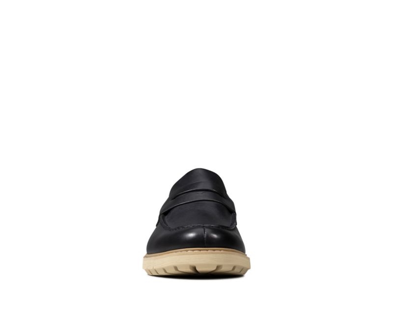 Clarks Batcombe Edge Loafers Navy Men - India J4G9234-A8