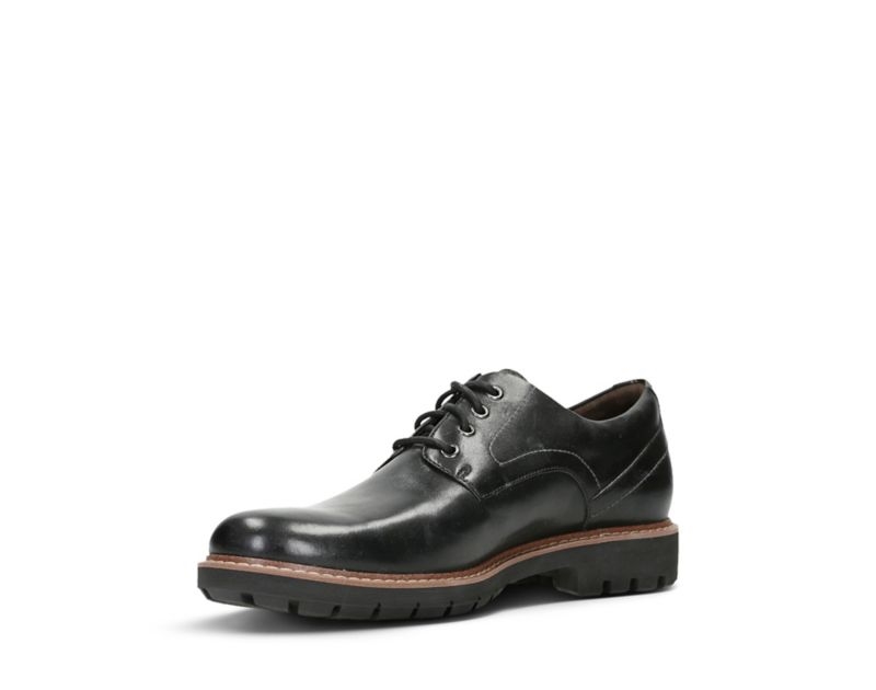 Clarks Batcombe Hall Lace-up Shoes Black Shoes Black Men - India X6W7813-E7