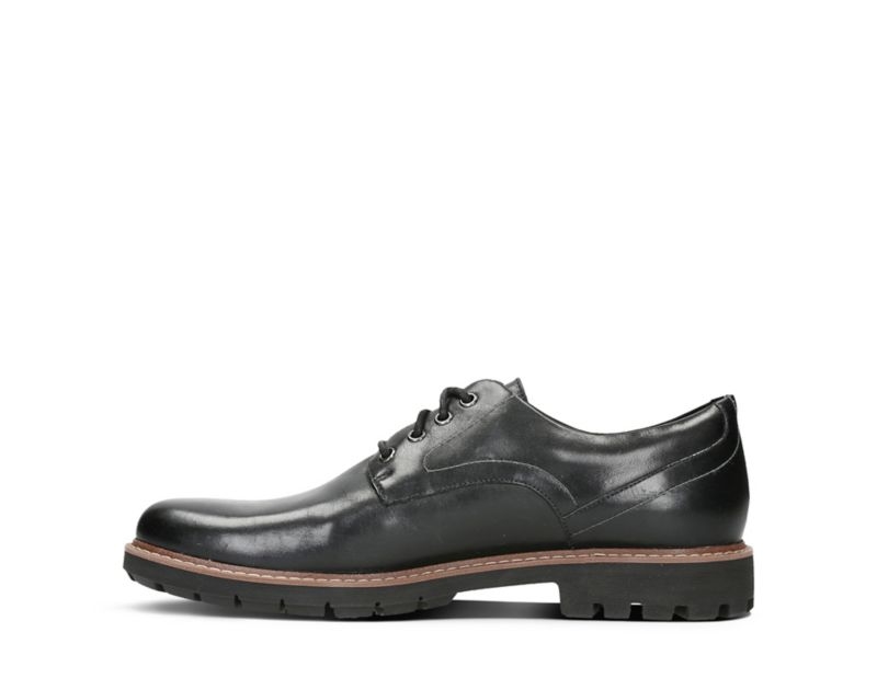 Clarks Batcombe Hall Lace-up Shoes Black Shoes Black Men - India X6W7813-E7