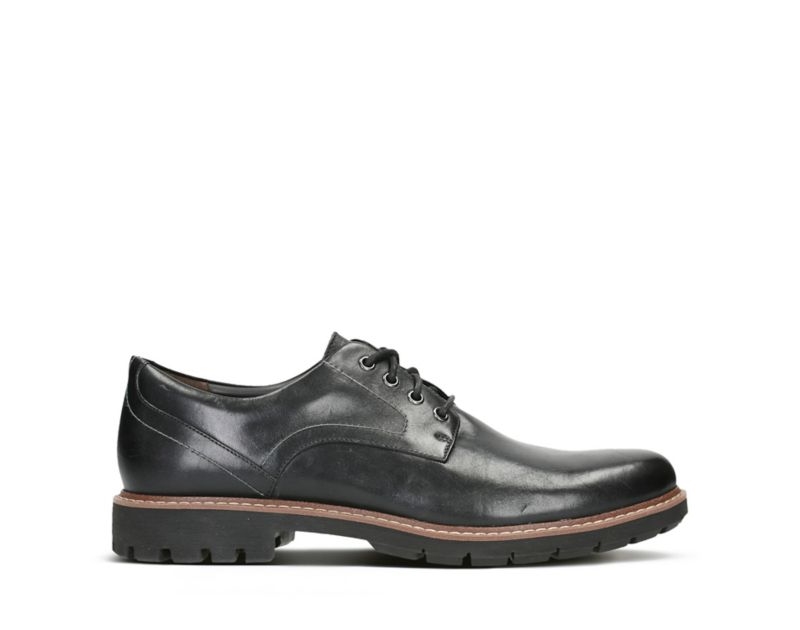 Clarks Batcombe Hall Lace-up Shoes Black Shoes Black Men - India X6W7813-E7
