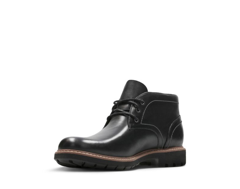Clarks Batcombe Lo Boots Desert Boots Black Men - India P5L5154-Z3