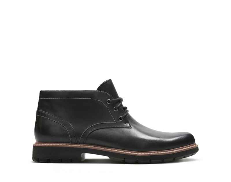 Clarks Batcombe Lo Boots Desert Boots Black Men - India P5L5154-Z3