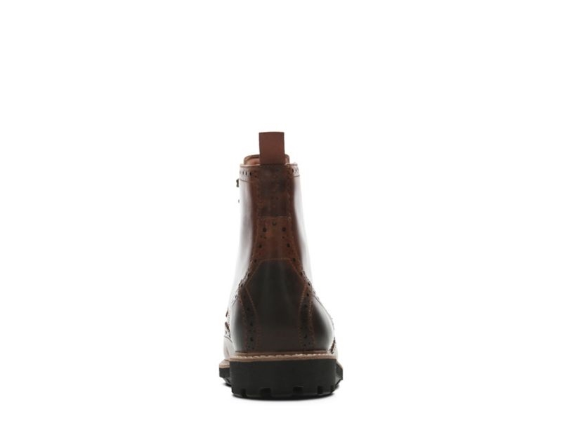 Clarks Batcombe Lord Boots Outdoor Boots Dark Brown Men - India H0P7367-U1