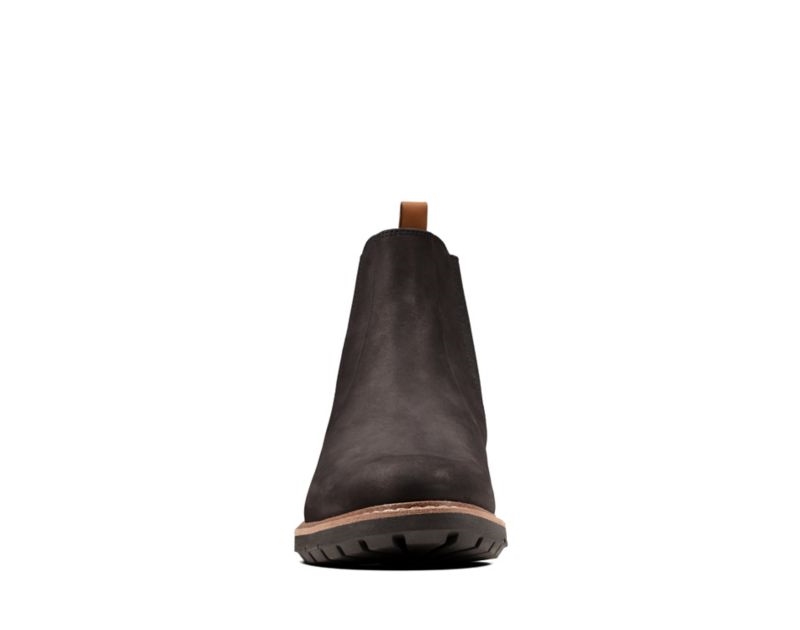 Clarks Batcombe Up Chelsea Boots Black Men - India J7T6764-M2