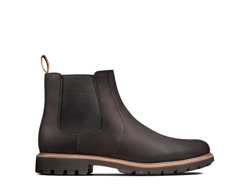 Clarks Batcombe Up Chelsea Boots Black Men - India J7T6764-M2