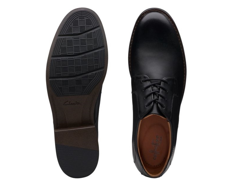 Clarks Becken Lace Lace-up Shoes Black Shoes Black Men - India K9F5401-B1