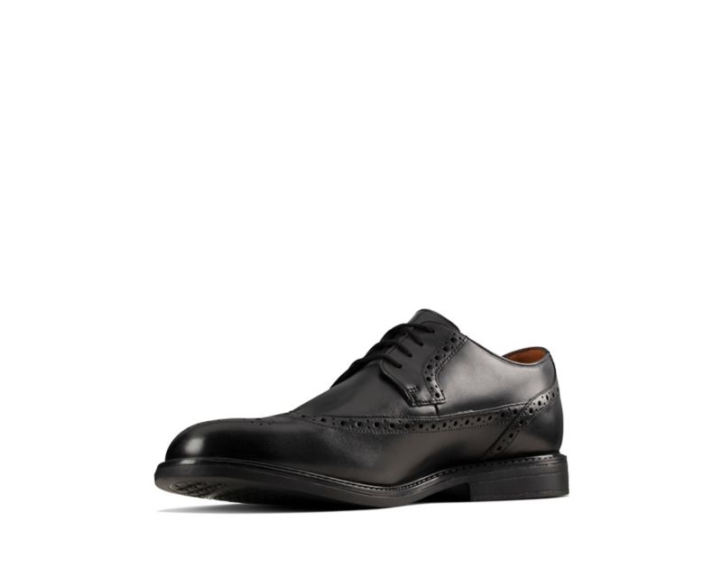 Clarks Beckfield Limit Brogues Black Men - India S3V8502-L2