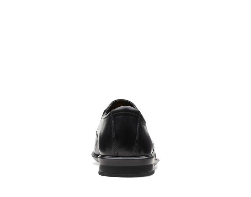 Clarks Bensley Step Loafers Black Shoes Black Men - India H7N0359-N3