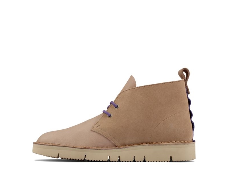 Clarks Chunky Desert Boots Beige Men - India E8C9285-K7