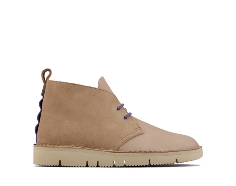 Clarks Chunky Desert Boots Beige Men - India E8C9285-K7
