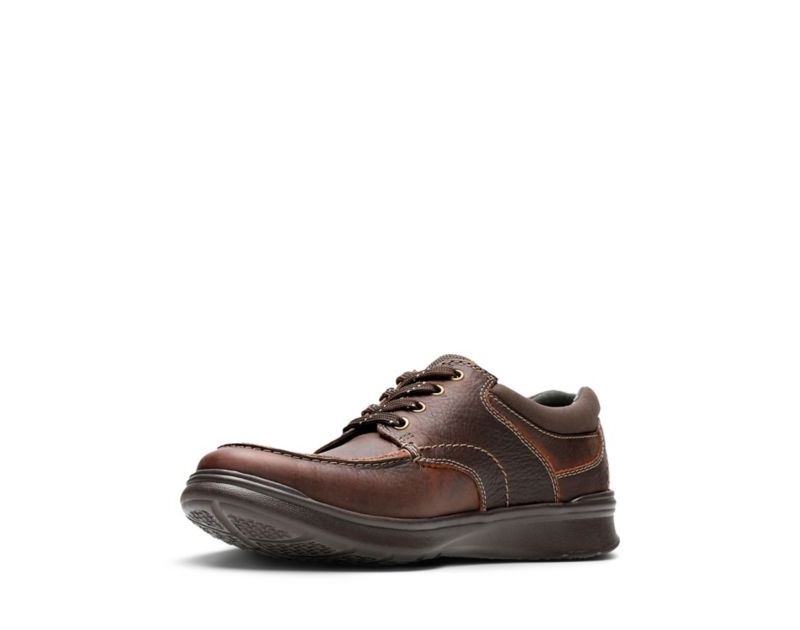 Clarks Cotrell Edge Casual Shoes Wide Fit Shoes Brown Men - India J2H5788-G3