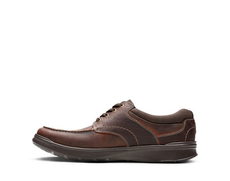 Clarks Cotrell Edge Casual Shoes Wide Fit Shoes Brown Men - India J2H5788-G3