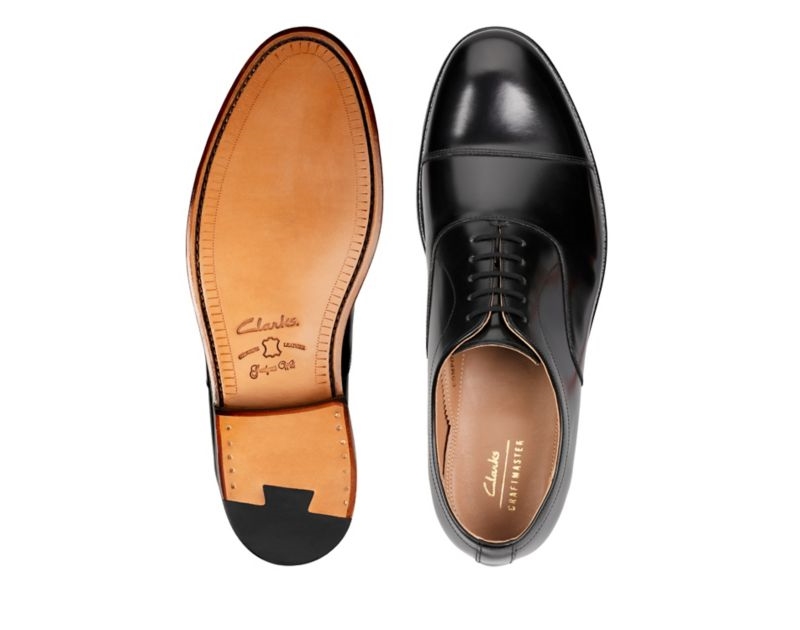 Clarks Craft368 Cap Brogues Black Men - India T8K3371-S3