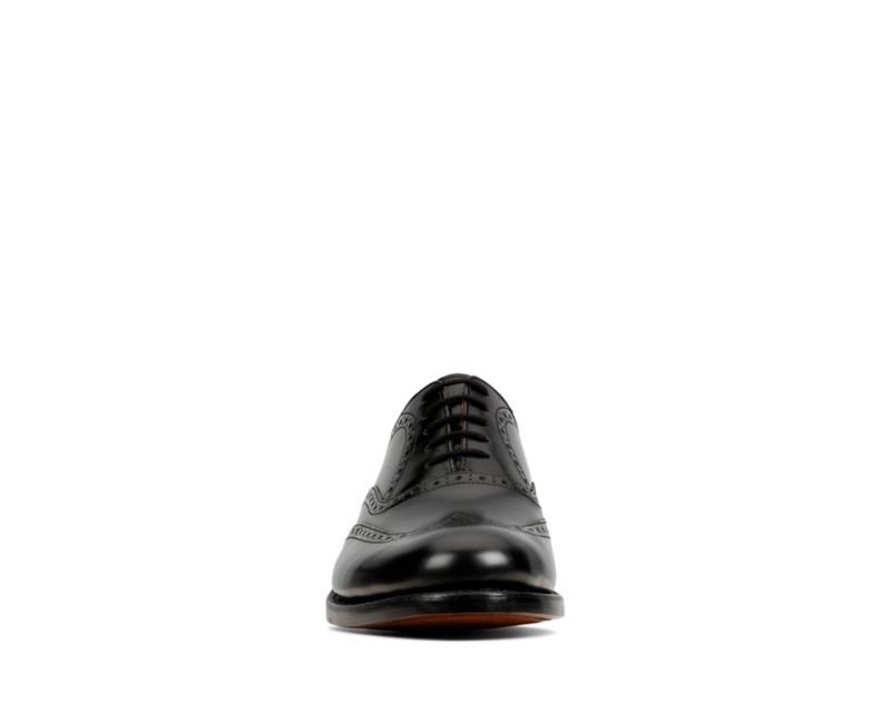 Clarks Craft 368 Wing Brogues Black Men - India U5C8998-F1