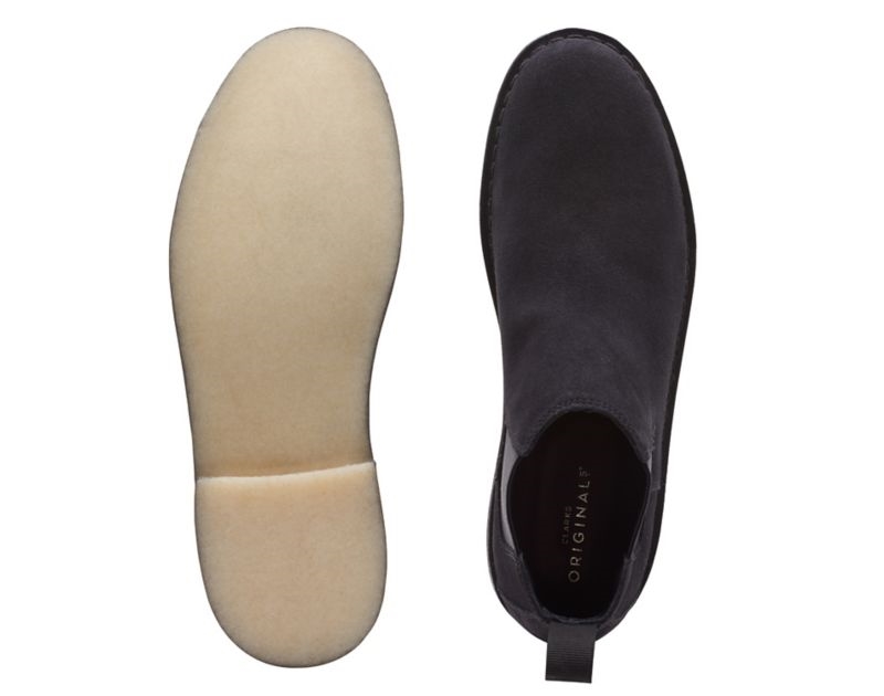 Clarks Desert Chelsea Boots Black Men - India R4B6499-E0