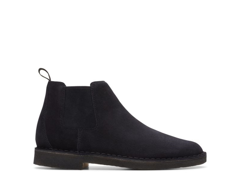 Clarks Desert Chelsea Boots Black Men - India R4B6499-E0