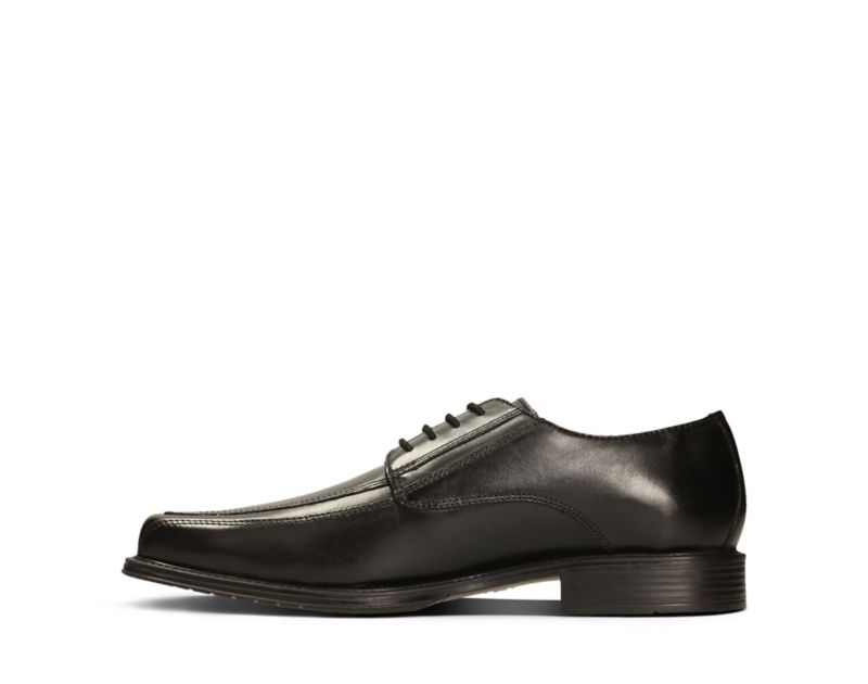 Clarks Driggs Walk Derby Shoes Black Shoes Black Men - India F0X6326-Q1