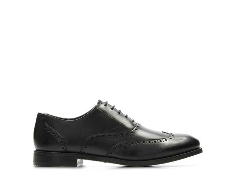 Clarks Edward Walk Brogues Black Men - India I6N5012-B0