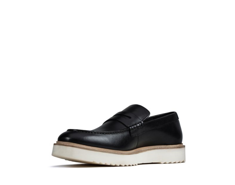 Clarks Ernest Free Loafers Black Men - India G0H6551-H3