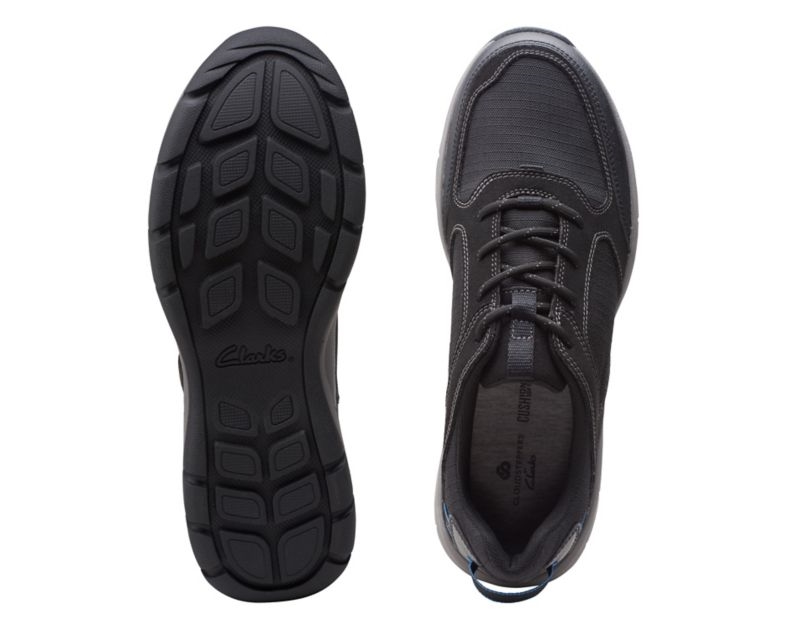 Clarks Ervin Lace Walking Shoes Black Shoes Black Men - India O0C1833-P2