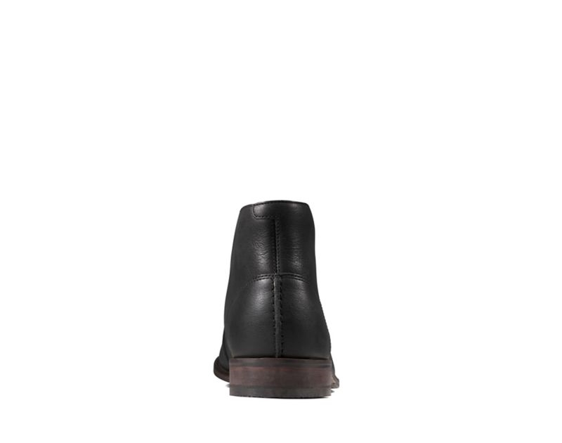 Clarks Flow Top Ankle Boots Black Men - India M2O9064-C7