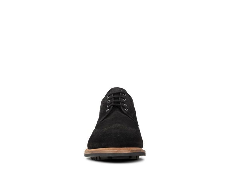 Clarks Foxwell Limit Brogues Black Shoes Black Men - India H7T7691-M5