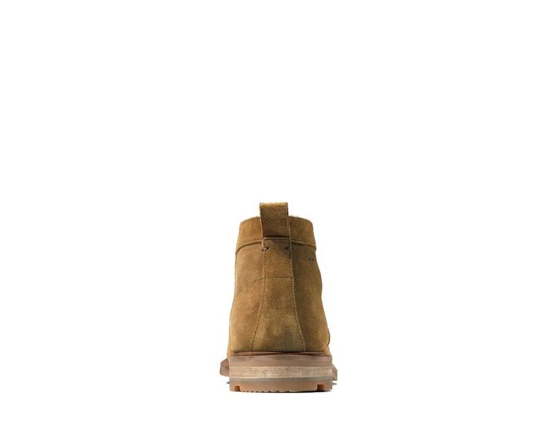 Clarks Foxwell Mid Ankle Boots Brown Men - India S6F2800-M4