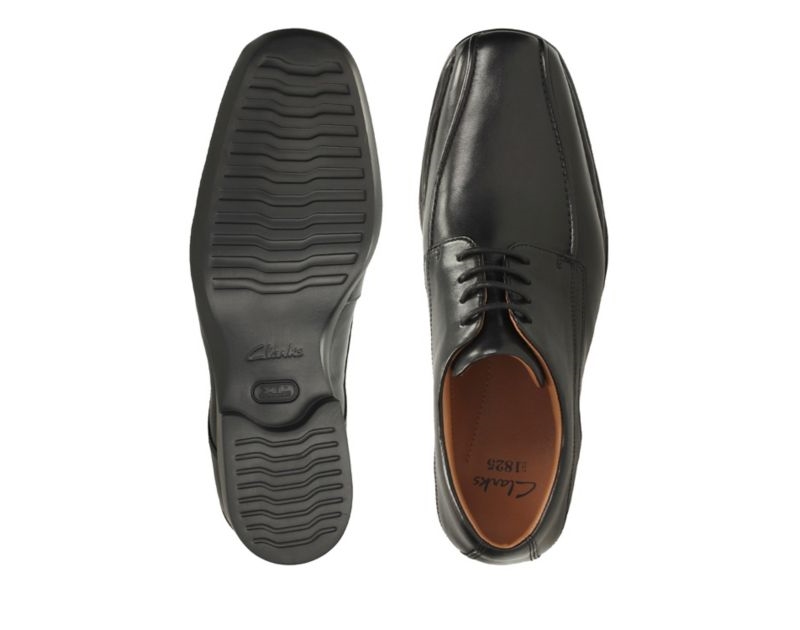 Clarks Francis Air Derby Shoes Black Shoes Black Men - India E7M3226-R6