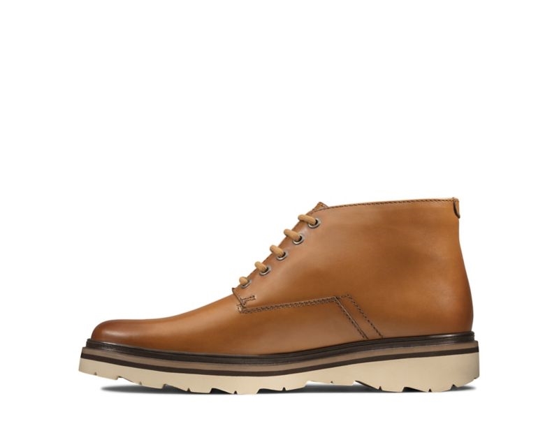 Clarks Frelan Mid Boots Ankle Boots Brown Men - India V4J0124-I1