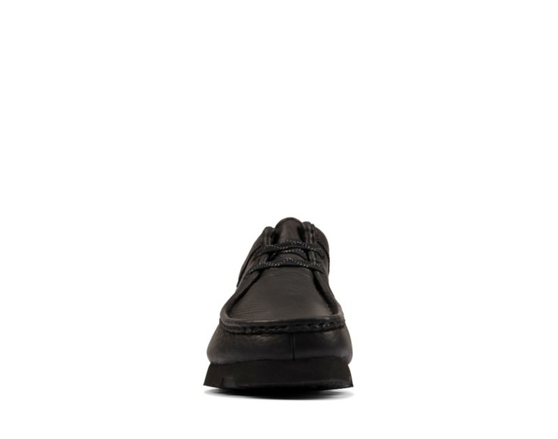 Clarks Gore-tex Wallabee Boots Black Men - India O5Q7475-S4