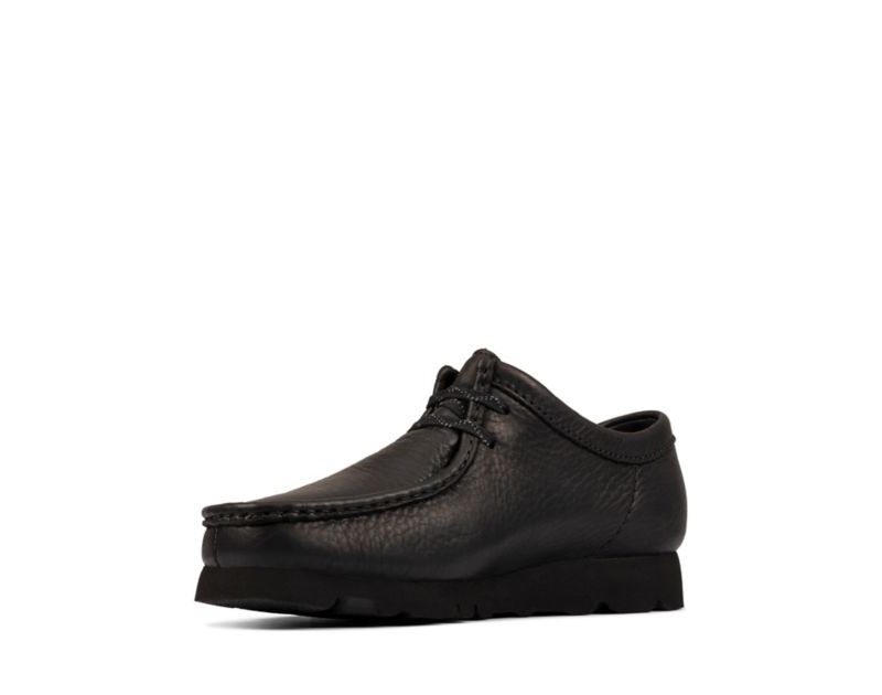 Clarks Gore-tex Wallabee Boots Black Men - India O5Q7475-S4