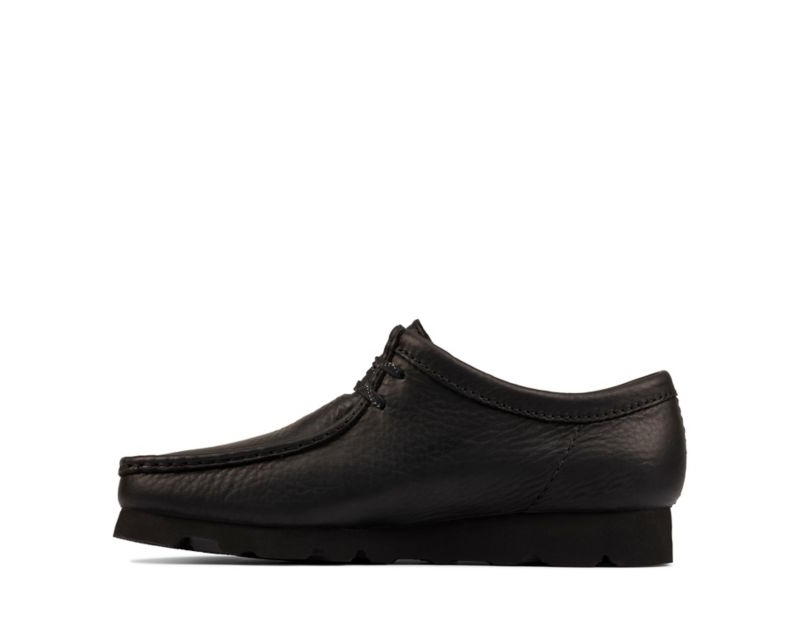 Clarks Gore-tex Wallabee Boots Black Shoes Black Men - India K8V8359-K3
