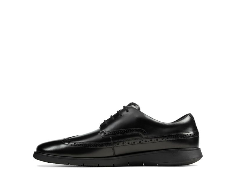 Clarks Helston Limit Brogues Black Men - India R5M2673-X1