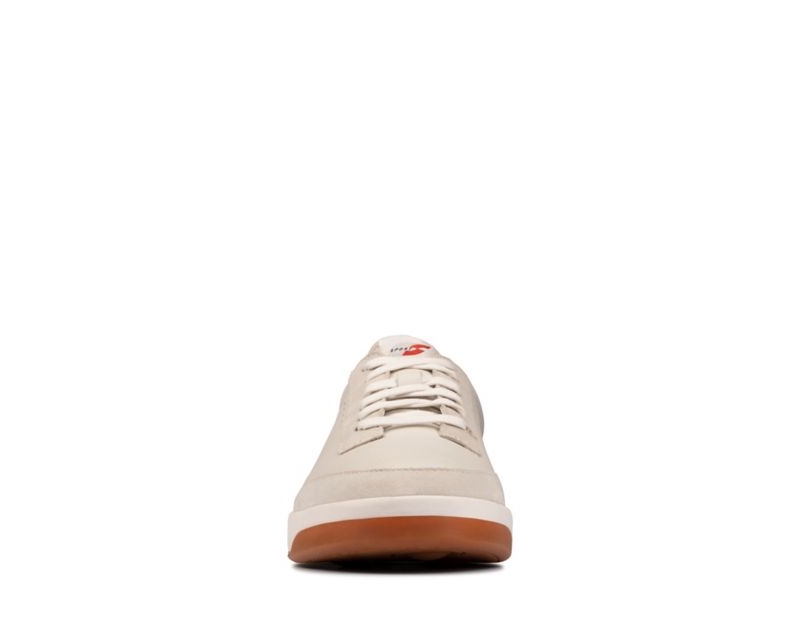 Clarks Hero Air Lace Trainers White / Blue Men - India L5C9929-R2