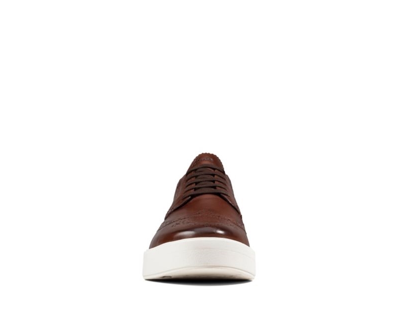 Clarks Hero Limit Brogues Brown Men - India T7D1602-Y6