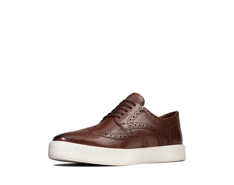 Clarks Hero Limit Brogues Brown Men - India T7D1602-Y6