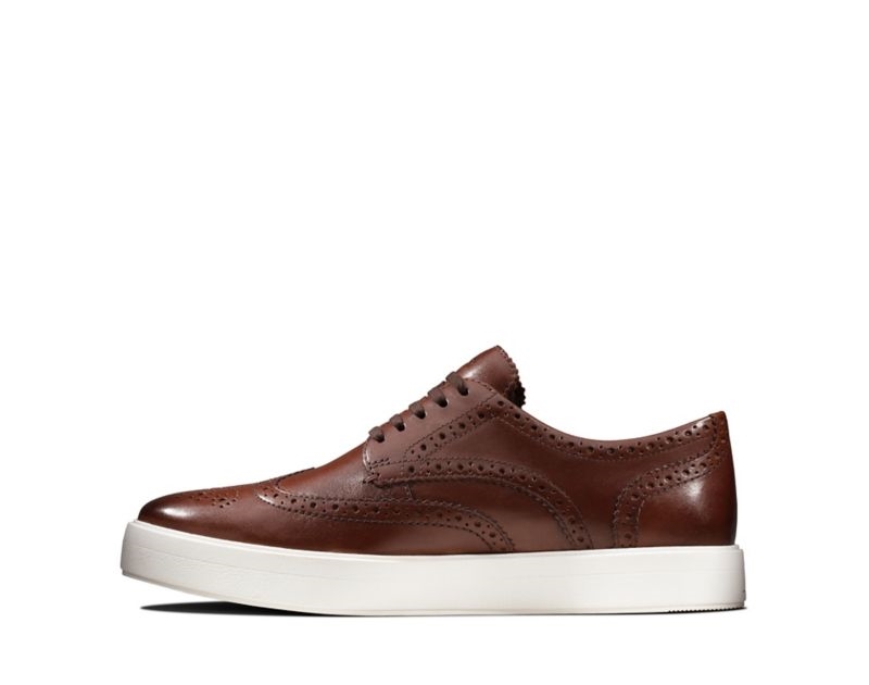 Clarks Hero Limit Brogues Brown Men - India T7D1602-Y6