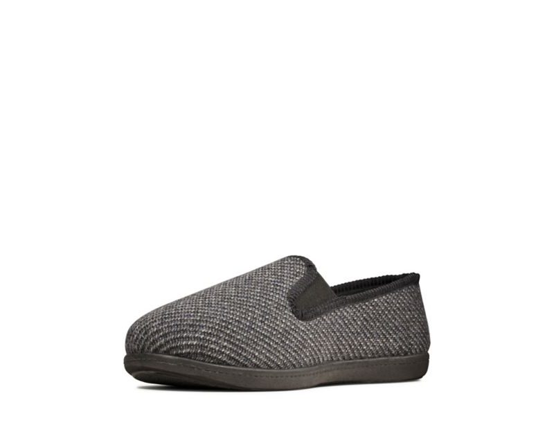 Clarks King Twin Slippers Grey Men - India A1B9289-M9