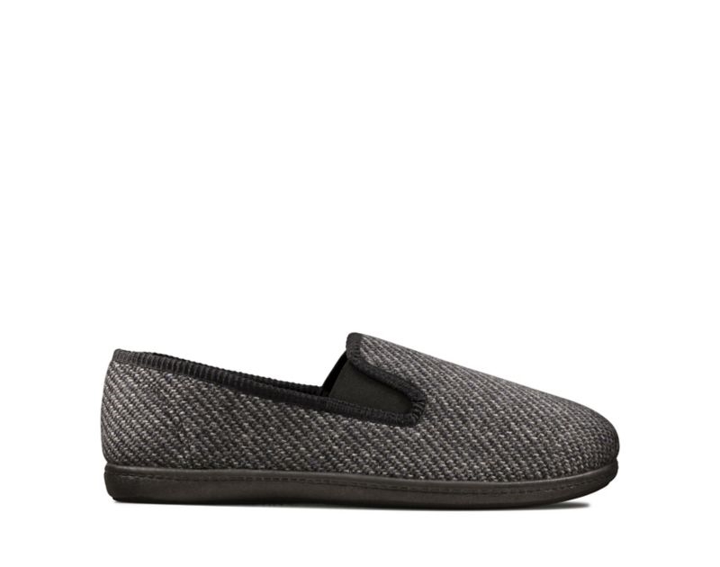 Clarks King Twin Slippers Grey Men - India A1B9289-M9