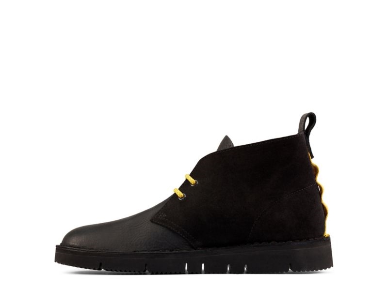 Clarks Lace Up 2.0 Desert Boots Black Men - India V2U3635-R8